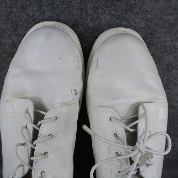 Rockers Shoes Mens 10 Derby Oxford Classic White Lace Up Dress Retro Vintage - Picture 8 of 11
